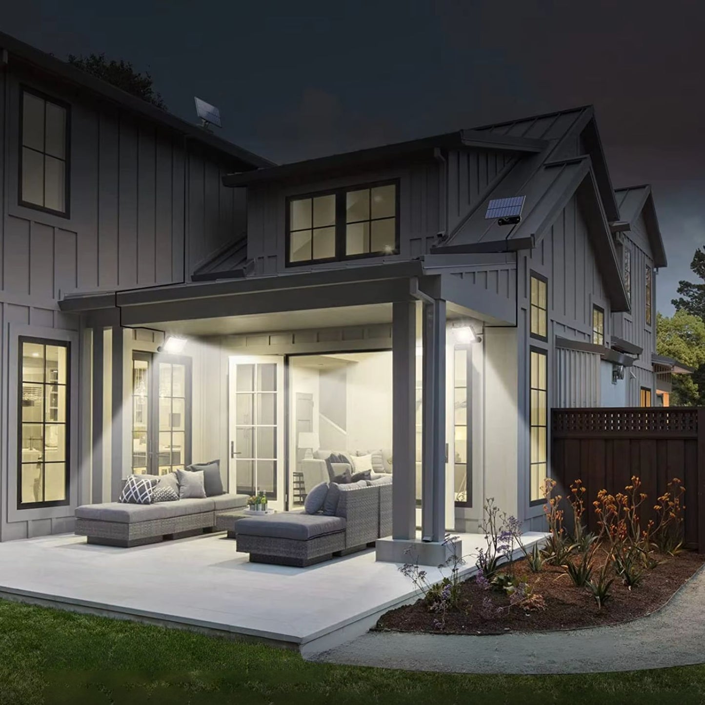 Projecteur LED Exterieur | LumiSolaire+™